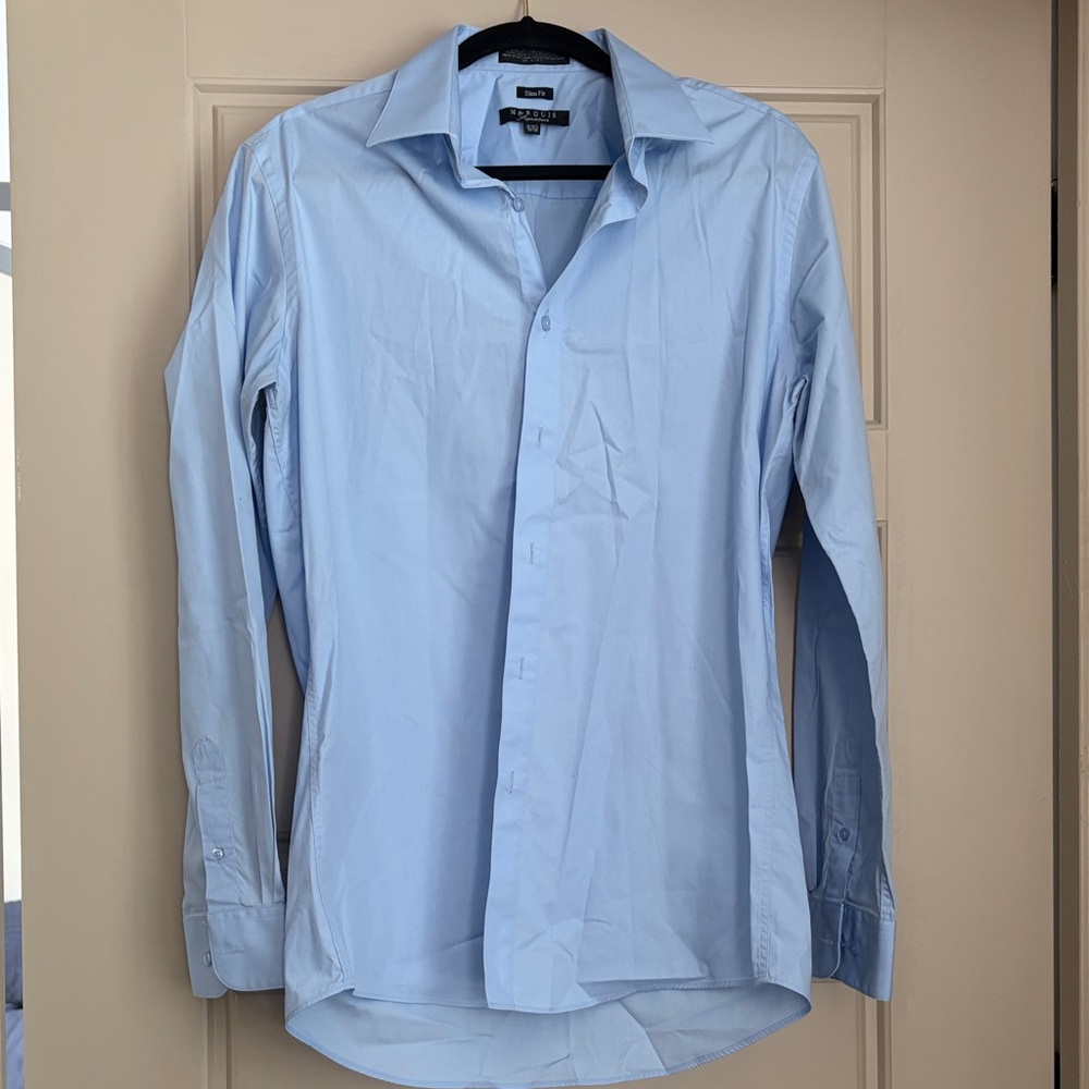 Light Blue Men's Dress Shirt